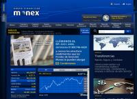Sitio web de MONEX GRUPO FINANCIERO Sucursal Culiacan