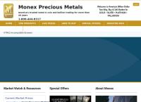 Sitio web de Monex Grupo Financiero Sucursal Tampico