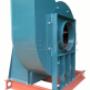 Ventilador centrífugo de aspas planas radiales auto-limpiables
