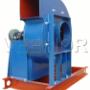 Ventilador centrífugo industrial con aspas planas radiales para manejo de materiales