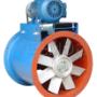 Ventilador tubo axial con transmisión. Modelo AXB.