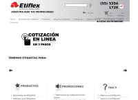 Sitio web de Etiflex S.a. de C.v.