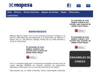 Sitio web de Mopesa Motores Power, S.a
