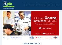 Sitio web de Elite Uniformes
