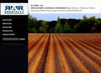 Sitio web de Refacciones Agrícolas Rodríguez S.A. de C.V.