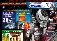 Sitio web de Formula Uno