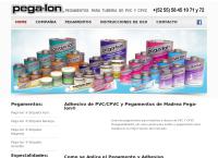Sitio web de Químicas Politécnica, S.A. de C.V., Pega-lon