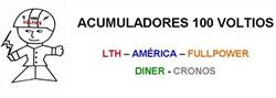 Acumuladores 100 Voltios