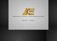 Sitio web de Arquitectura y Control de Edificaciones, S.A. de C.V. ACE