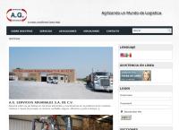Sitio web de AG Servicios Aduanales, S.A. de C.V