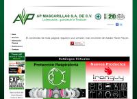Sitio web de AP Mascarillas SA de Cv