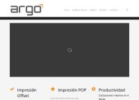 Sitio web de Argo Artes Gráficas, SA de Cv