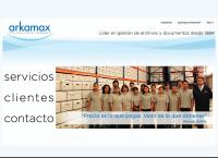 Sitio web de Arkamax, The Archives Company Mexico