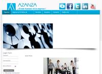 Sitio web de Azanza y Asociados, S.c
