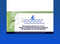 Sitio web de Bio - Ingeniería Sanitaria, S.A. de C.V.