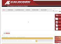 Sitio web de Comercializadora de Auto Partes Calderón