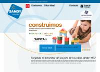 Sitio web de Calzado Sandy, S.a. de C.v