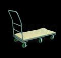 Carro plataforma con superficie de madera con 6 ruedas modelo PF Cap. 3000 lbs