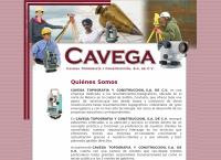 Sitio web de Cavega, Topografía y Construcción, S.a. de C.v