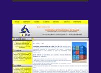 Sitio web de Compañía Internacional de Carga, S.A. de C.V. Cicarga