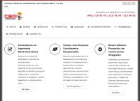 Sitio web de Consultores en Ingeniería Electromecánica, S.A. de C.V. CIEM