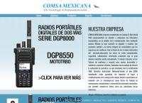 Sitio web de Comsa Mexicana, S.a. de C.v