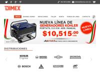 Sitio web de Dimex, Maquinaria para Construcción