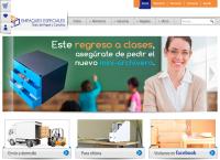 Sitio web de Empaques Especiales Todo De Papel Y Cartulina