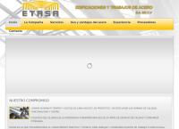 Sitio web de Edificaciones y Transformaciones de Acero, S.A. de C.V. ETASA