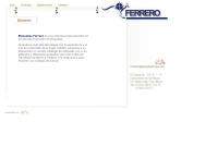 Sitio web de Etiquetas Ferrero