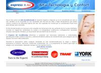 Sitio web de Express Air Conditioning