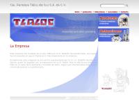 Sitio web de Cía. Ferretera Tláloc del Sur, S.A. de C.V