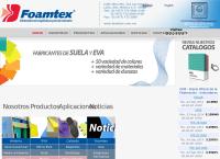 Sitio web de Foamtex, S.a. de C.v