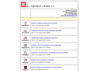 Sitio web de G.C. Ingeniería y Diseño, S.C