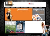 Sitio web de Ferreterías Calzada Suc. Industria