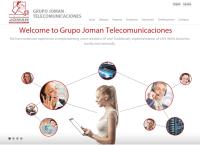 Sitio web de Grupo Joman Telecomunicaciones, S.A. de C.V