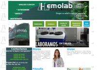 Sitio web de Hemolab Analisis Clinicos