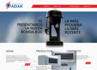 Sitio web de Industrias Adak, S.a. de C.v
