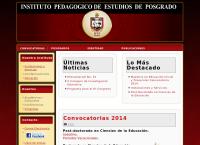 Sitio web de Instituto Pedagogico de Estudios de Posgrado S.c