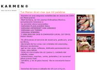 Sitio web de Karmen
