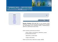 Sitio web de Kaucho Químico, S.a. de C.v