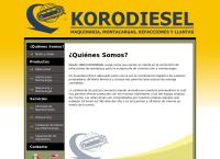 Sitio web de Korodiesel Del Norte