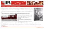 Sitio web de Refibra, S.A. de C.V. LEFA