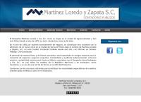 Sitio web de Martínez Loredo y Zapata, S.c