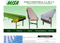 Sitio web de Marve Industrial, S.a. de C.v. Misa