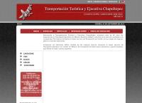 Sitio web de Transportación Turística y Ejecutiva Chapultepec, S.A. de C.V