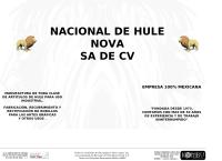 Nacional de Hule Nova, S.a. de C.v