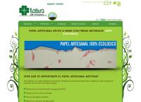 Sitio web de Nattura Papel Artesanal