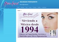 Sitio web de New Face