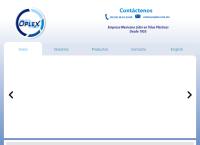 Sitio web de Oplex, S.a. de C.v